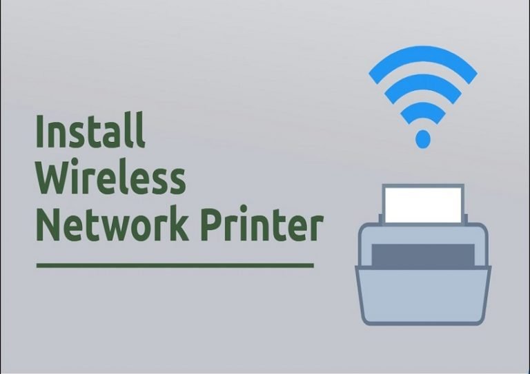 How to install the wireless network on the printer?