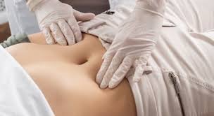 navel displacement treatment