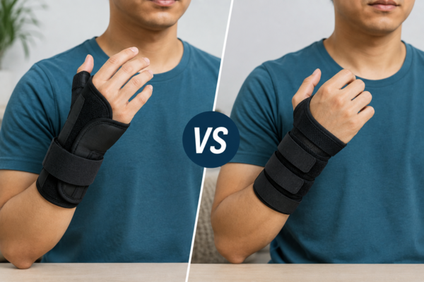 Thumb Spica Splint vs. Adjustable Wrist Support